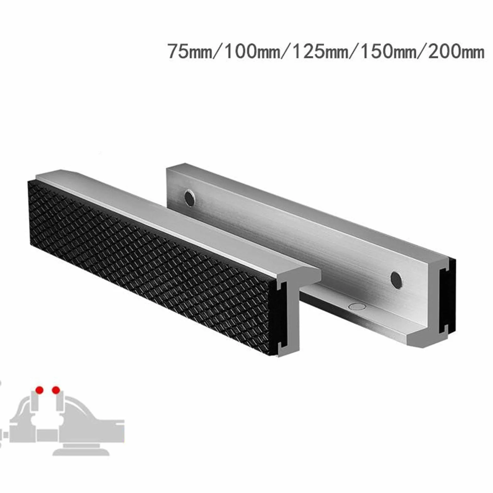 Wielofunkcyjne magnetyczne miękkie szczęki imadło metalowe imadło ławkowe 5 cali 125 mm 5 cali 125 mm