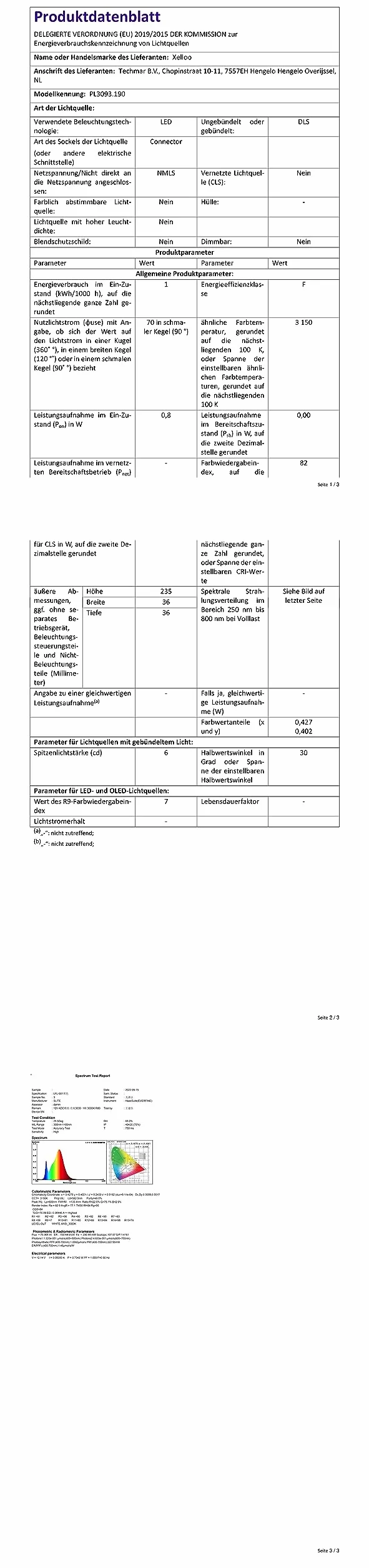 Xelloo zestaw oświetlenia ogrodowego CAS SMALL, 12 V, 3-częściowe oprawy o mocy 1 W LED w kolorze ciepłej bieli z kolcem uziemiającym, wodoodporne (IP65) i z praktycznym połączeniem przesuwnym