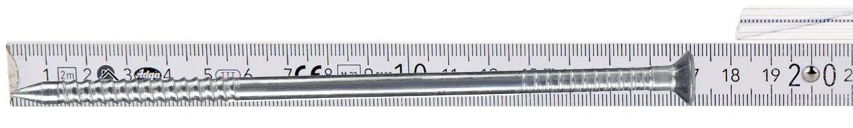 KLIMAS 50 x wysokiej jakości kołków do ramy / kołek do gwoździ 10 x 160 mm z ocynkowaną stalą krzyżową śruba z gwoździ renomowanej europejskiej produkcji - nie jest to tania produkcja z Chin