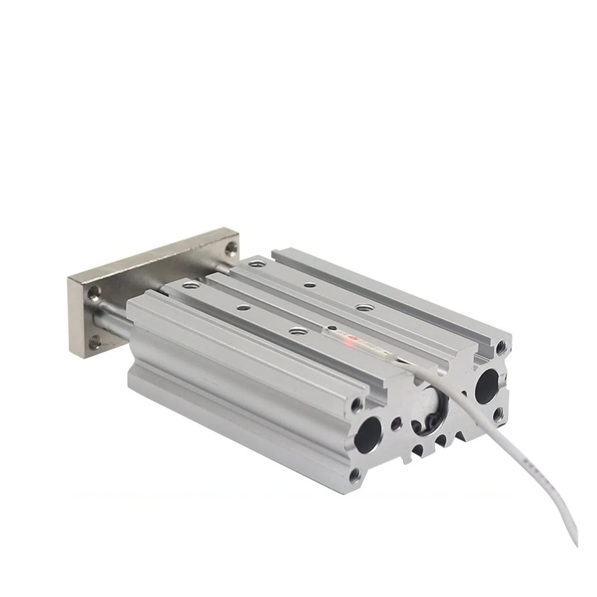 Cylinder pneumatyczny, Compact Guide Cylinder Cienkie Trzy osiowe cylinder pneumatyczny AIR z prowadnicą MGPL12-20Z MGPL16-50Z. Numer 12 16mm Uderzenie 10-150mm dla urządzeń automatycznych (Color : 2