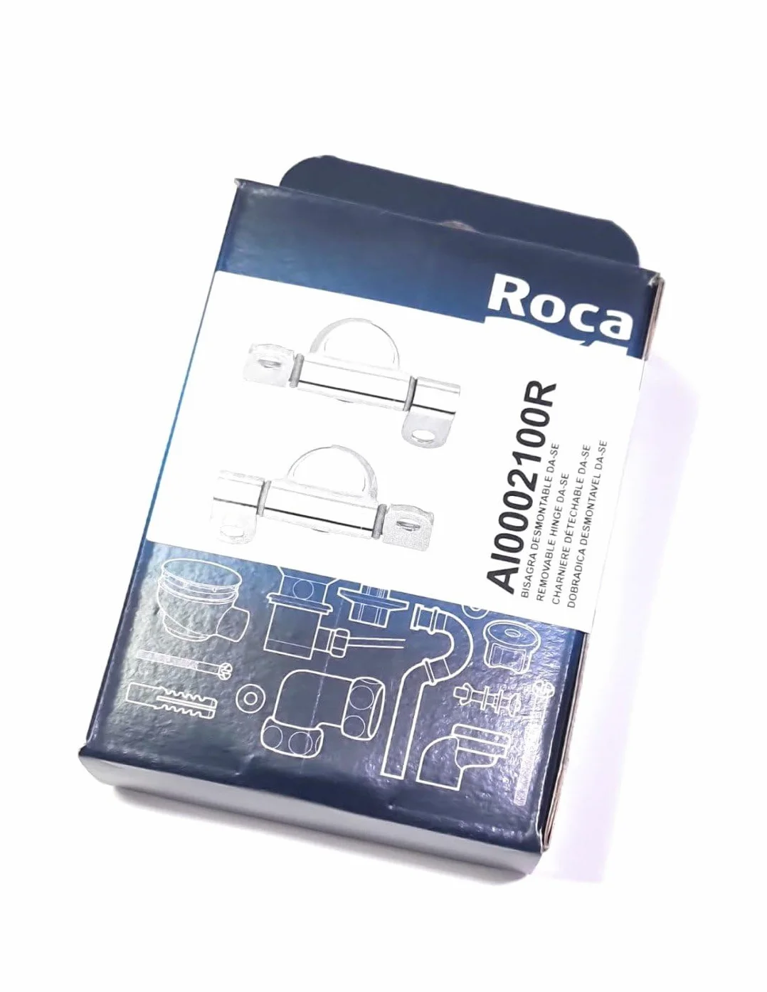 Roca Senso Zawiasy, Srebrny, 12,5 x 7,6 x 32,8 cm