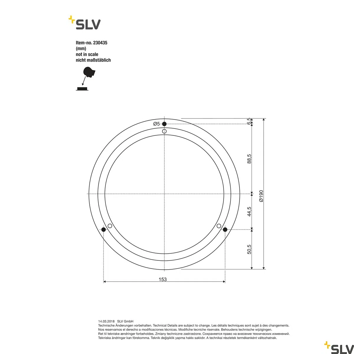 Lampa stojąca CONE SLV/oświetlenie zewnętrzne ścieżek, ścian, wejść, zewnętrzna lampa ogrodowa LED / E27, IP54, 100 W, kolor antracyt