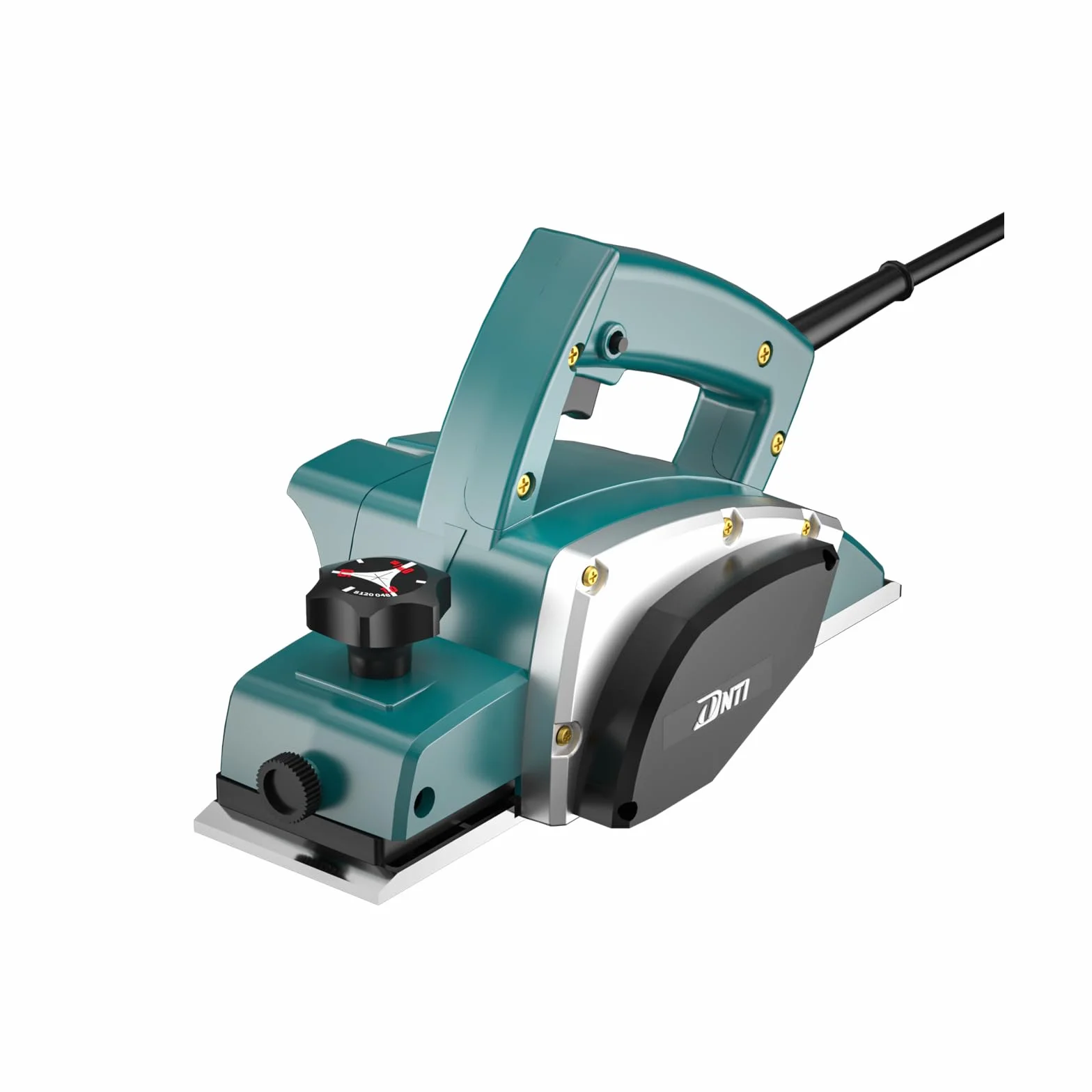 DNTI Elektryczna strugarka do drewna 220-240 V, moc 500 W, prędkość obrotowa: 16000, szerokość strugarki 82 mm, głębokość eksportu 1 mm, do obróbki drewna, przycinanie 2920B