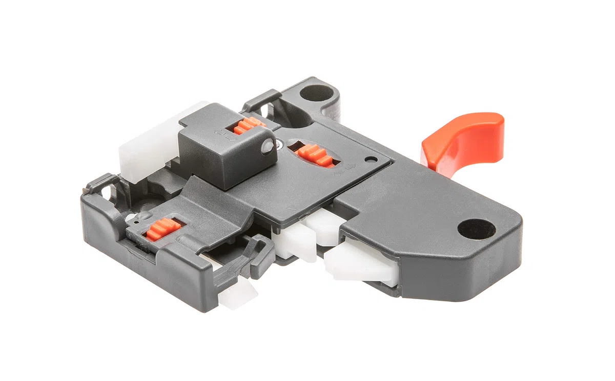 GTV Prowadnica dolnego montażu, szyny do szuflad, pełne prowadnice szuflad - 500 mm - system szyn Soft-Close - prowadnica montażowa przesuwna - obciążenie do 30 kg - 1 zestaw = 2 sztuki