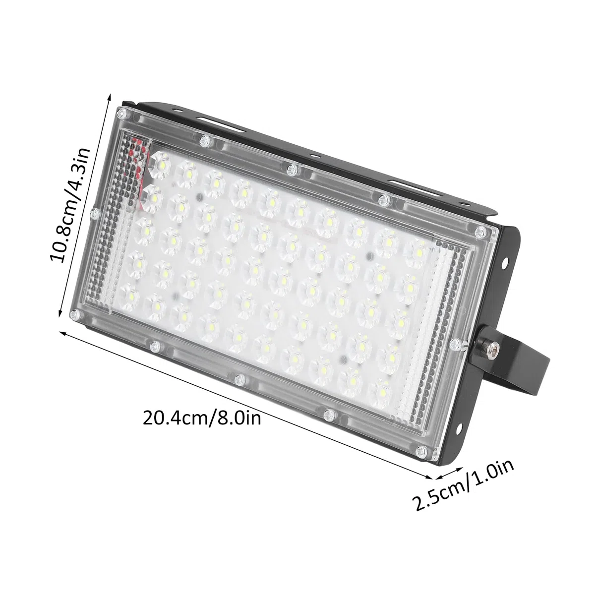 Marhynchus LED Flood Light 50W 12V Super Jasne światło Dzienne Białe światło Wodoodporny Zewnętrzny Reflektor LED na Dziedzińce Ogrody z Wtyczką