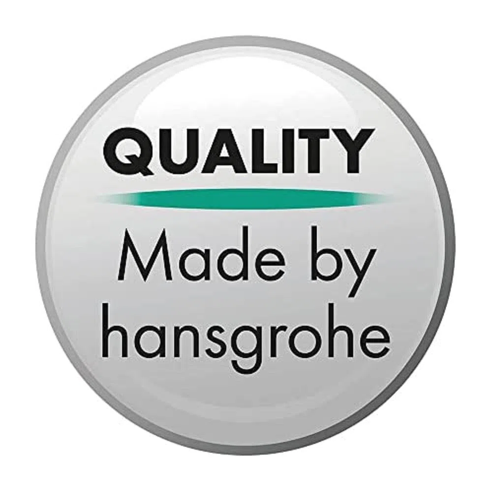 hansgrohe RainDrain Spot - kompletny odpływ punktowy, kwadratowy odpływ prysznicowy 15 x 15 cm, odpływem prysznicowym, ruszt ozdobny/do wyłożenia płytkami, stal szlachetna szczotkowana