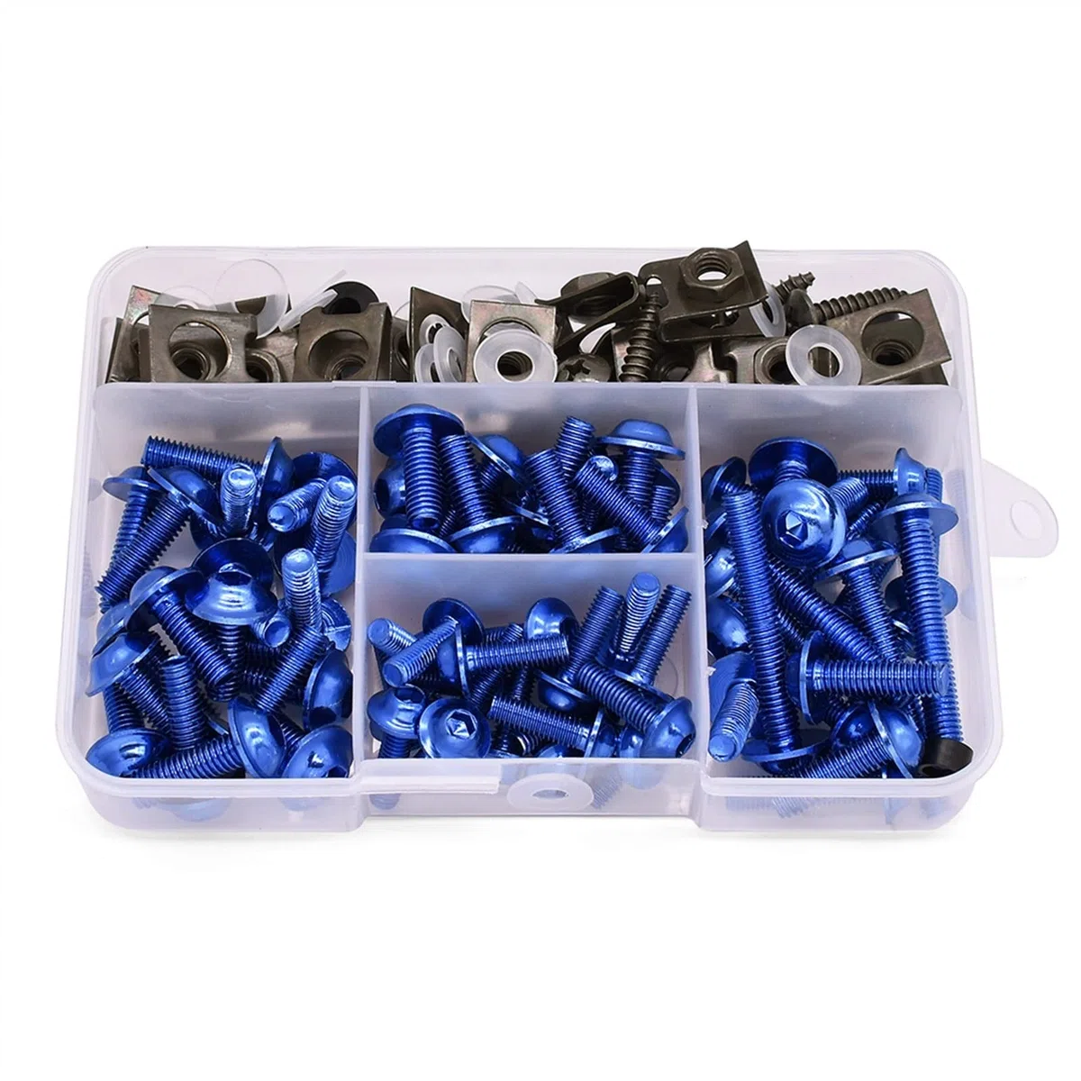 175PCS Body Screws For Kawasaki Z650 Z900 Z800 Z250 Z300 For Ninja 250 300 R Universal Motorcycle Fairing Bolts Kit Fixing Clips Screw Nuts