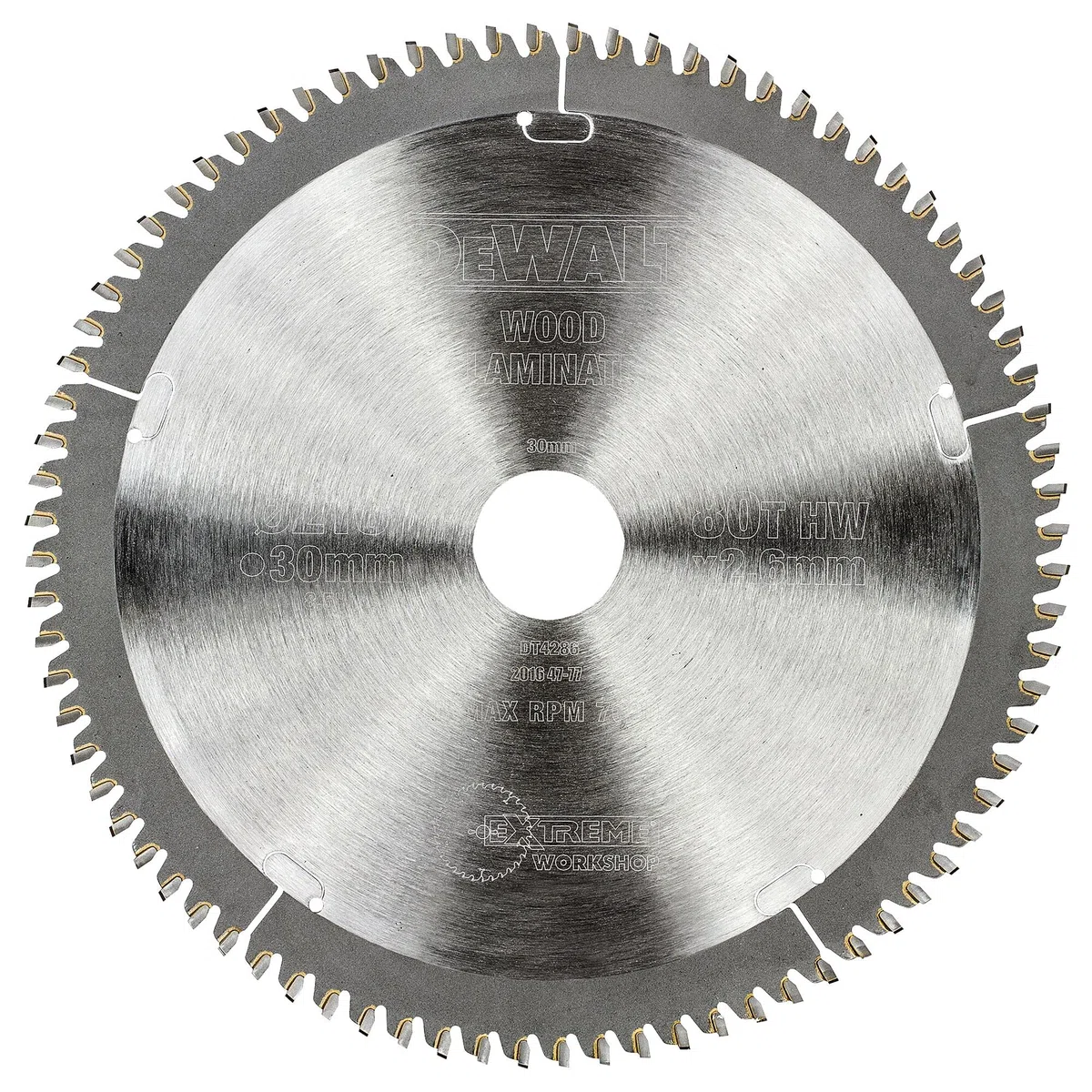 DeWalt Brzeszczot do piły tarczowej 216 x 30 x 80t, DT4286-QZ