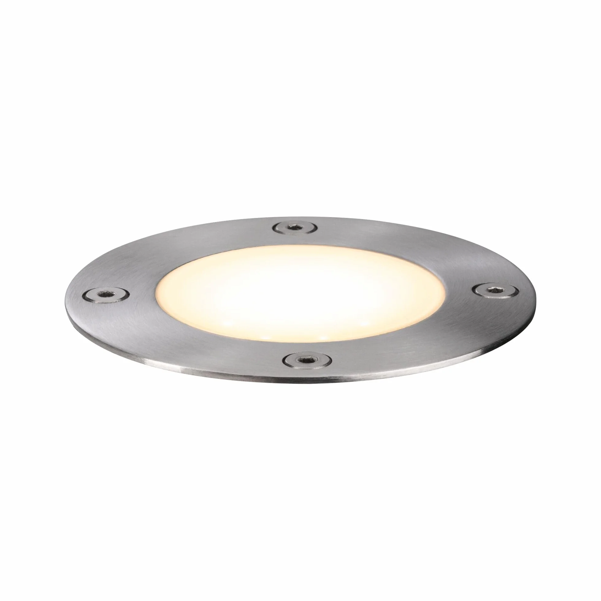 Paulmann 94228 Plug & Shine LED oprawa zewn.oprawa dogrunt. okr. w kompl. ściemn. 1x3,6 W IP65 na zewnątrz stal szl., metal, tw. sztuczne 3000 K