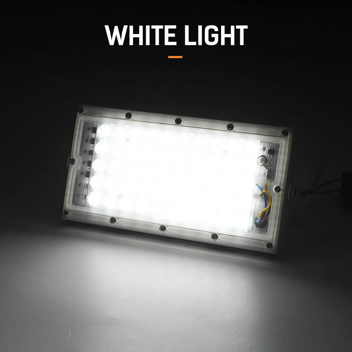Marhynchus LED Flood Light 50W 12V Super Jasne światło Dzienne Białe światło Wodoodporny Zewnętrzny Reflektor LED na Dziedzińce Ogrody z Wtyczką