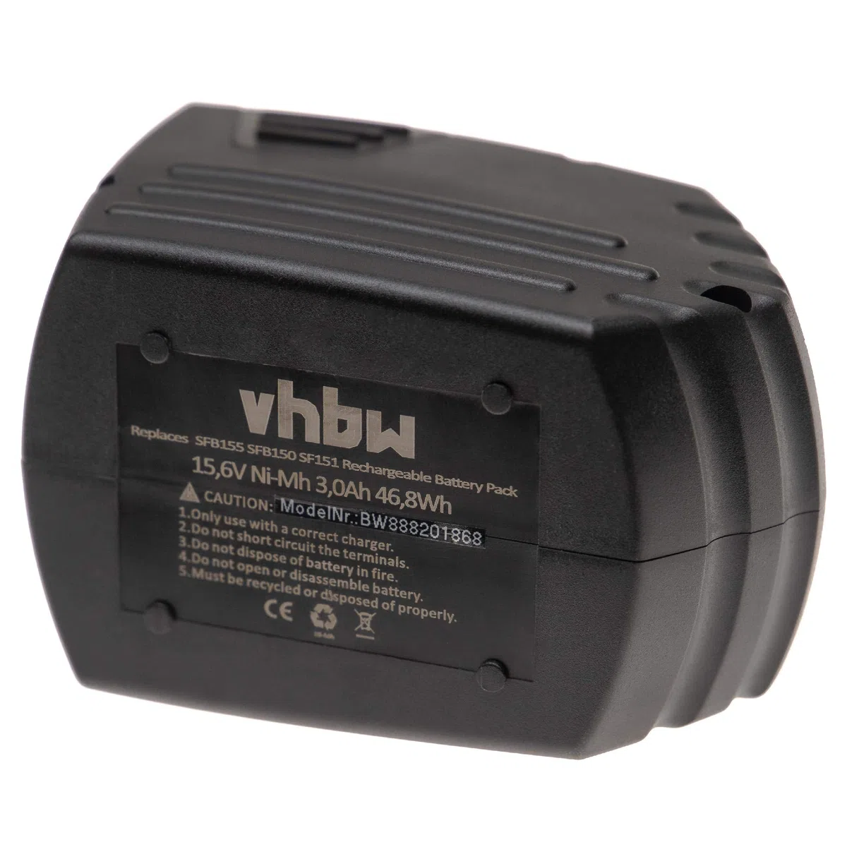 vhbw 1 x akumulator kompatybilny z Hilti SF150-A, SF150, SFH151, SFH 151-A, SF151A, SF151-A, SF151, SF150A narzędzie (3000 mAh, NiMH, 15,6 V)