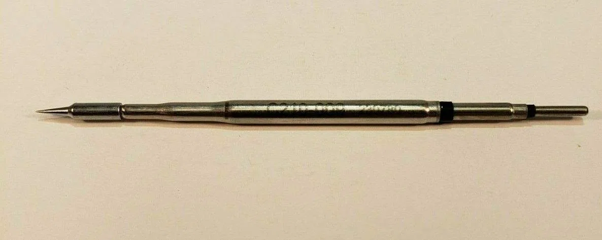 JBC Grot lutowniczy seria C210, okrągły kształt, C210009/Ø 0,2 mm, prosty C210009 (wkład lutowniczy wkład lutowniczy, końcówka lutownicza, wkład lutowniczy T210-A AD2210 2210 C210)