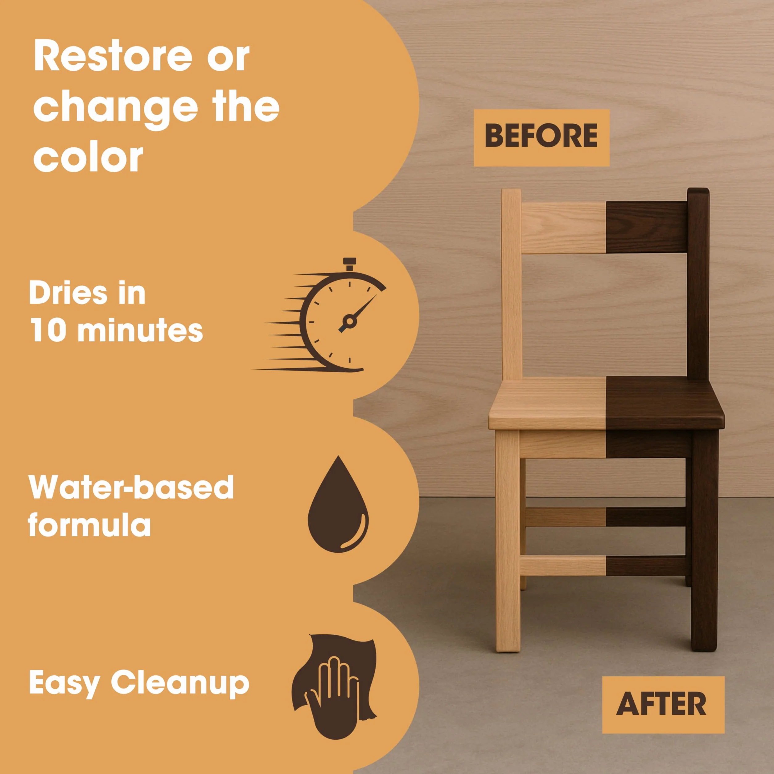 Furniture Clinic Plama do drewna (250 ml, szara)