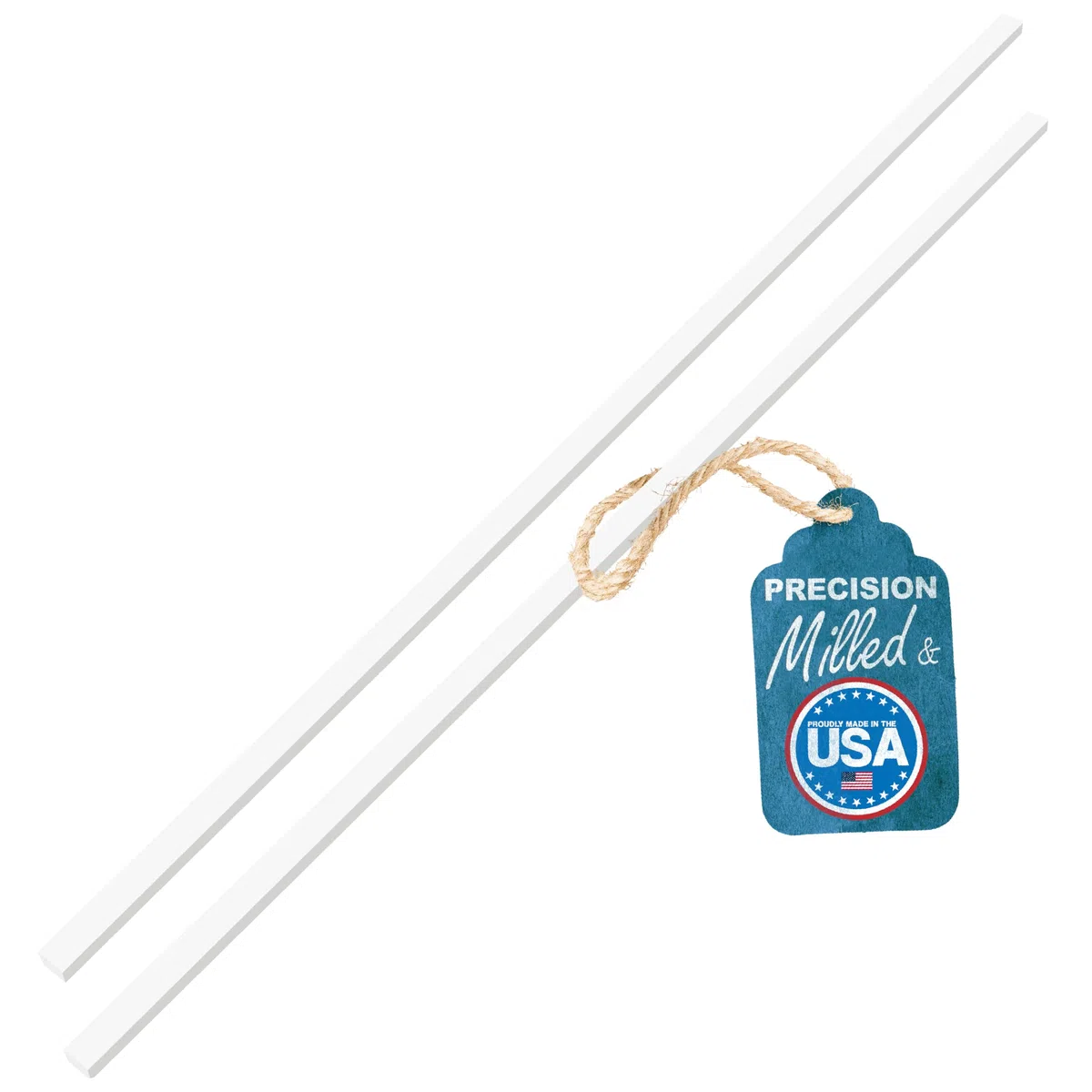 Peachtree Woodworking Supply UHMW Precyzyjnie frezowany pręt 3/10.2 cm x 3/20.3 cm x 91.4 cm do przyrządów, osprzętu lub szczelin ukośnych (rozmiar 3/10.2 cm x 3/20.3 cm), prowadnice z łatwością, do