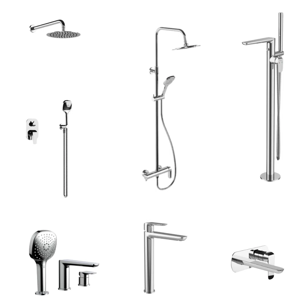 ECOLAM kran wysoka bateria łazienkowa Clever armatura chrom TOP jakość