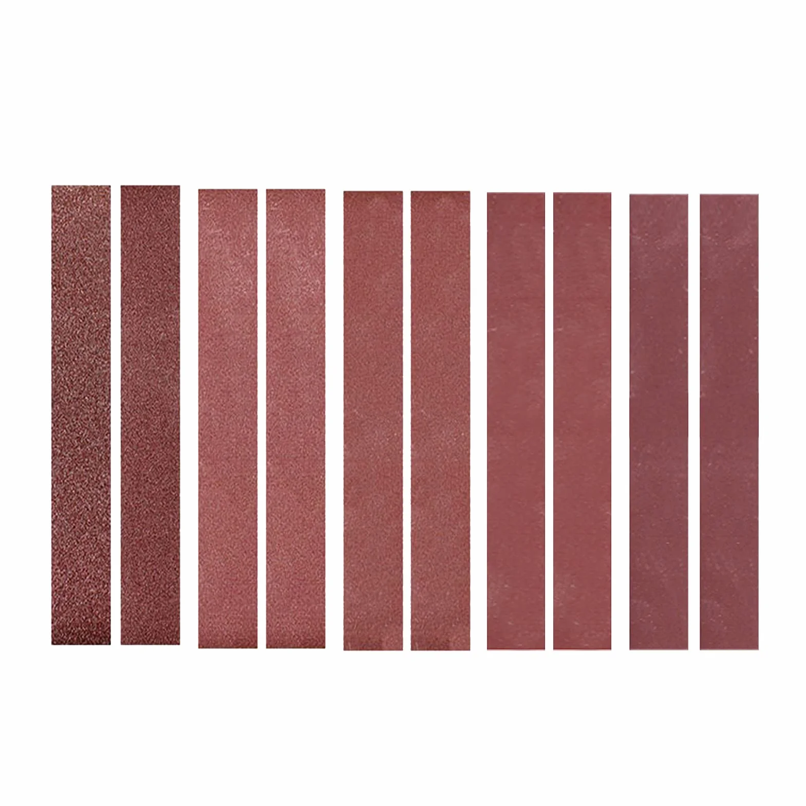 Irfora 30 x 330 mm, 10 sztuk taśm szlifierskich (po 2 o ziarnistości 120, 240, 400, 800, 1000), taśma szlifierska z tlenku glinu, papier ścierny, papier ścierny do szlifierek taśmowych