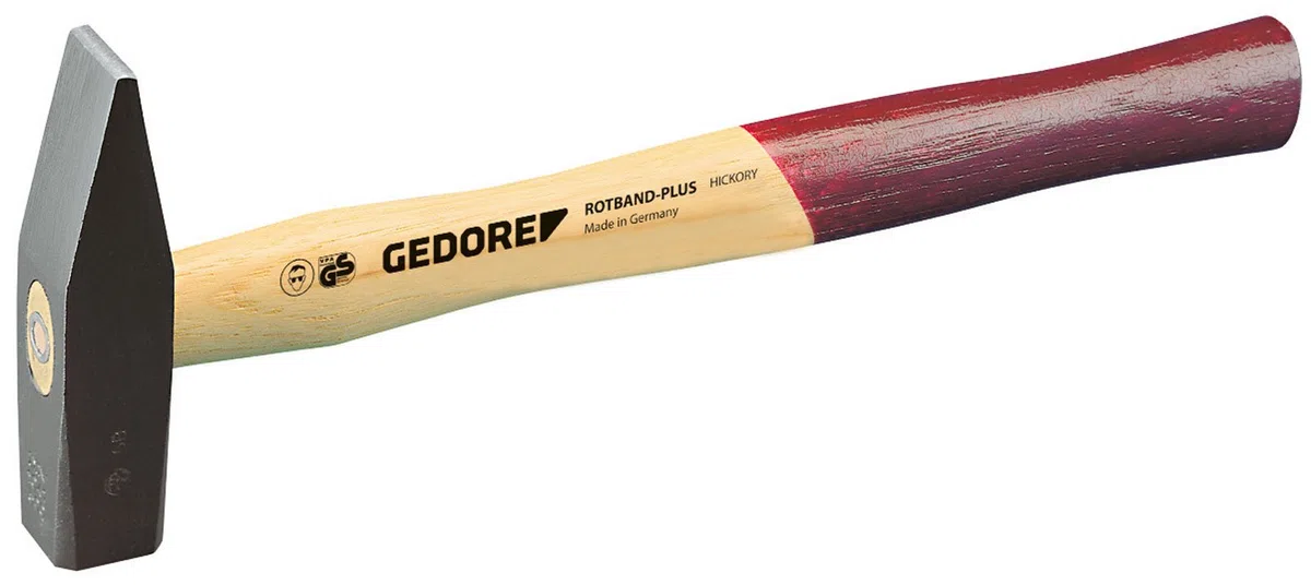 GEDORE Młotek ślusarski z trzonkiem jesionowym, 200 g, 1 sztuka, 4 E-200
