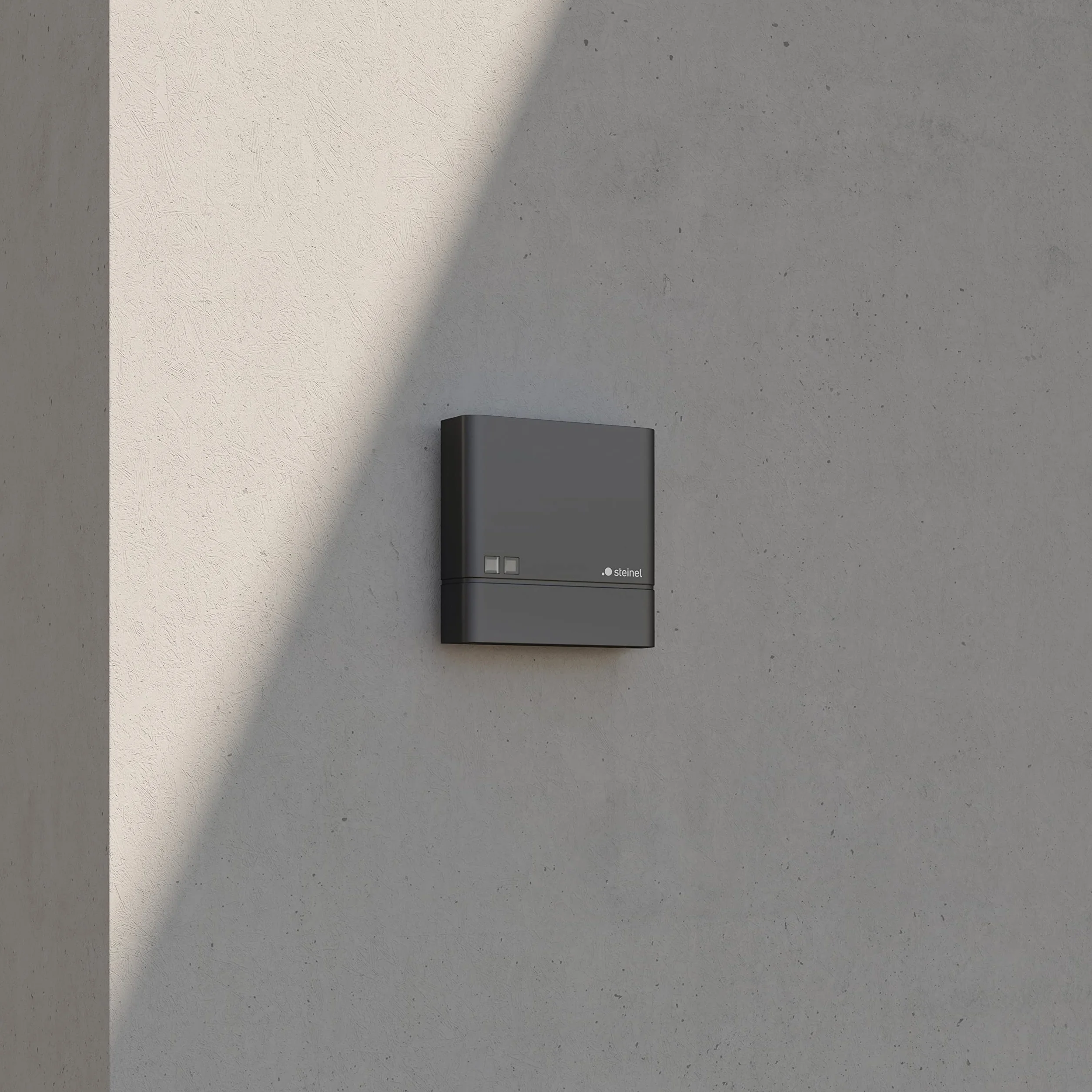 Steinel NightmatIQ Plus antracytowy czujnik zmierzchowy, inteligentny wyłącznik zmierzchowy, 1000 W, timer, sterowany aplikacją