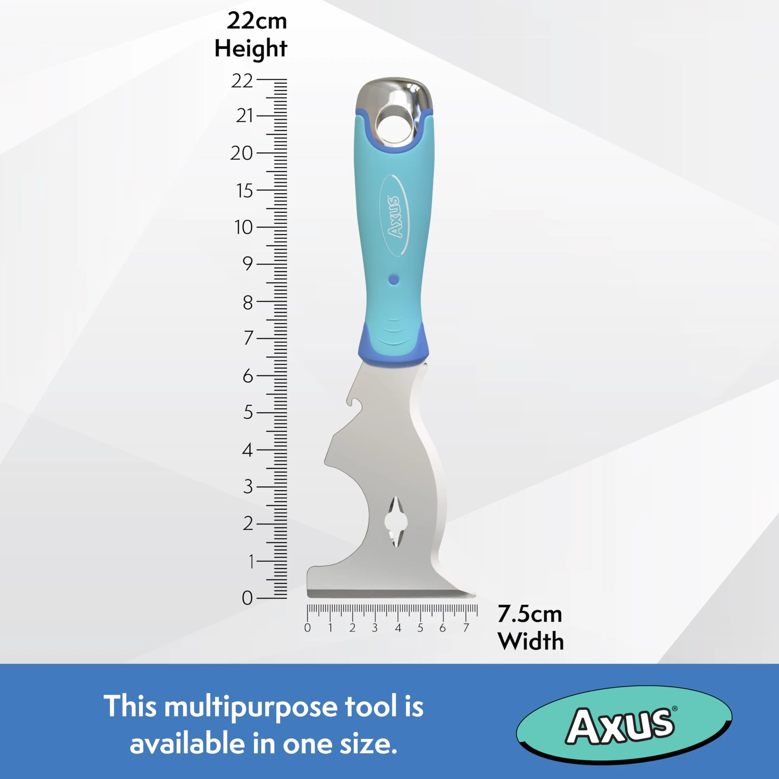 AXUS Decor AXU/SCRBM narzędzie wielofunkcyjne, niebieski, R.U.T