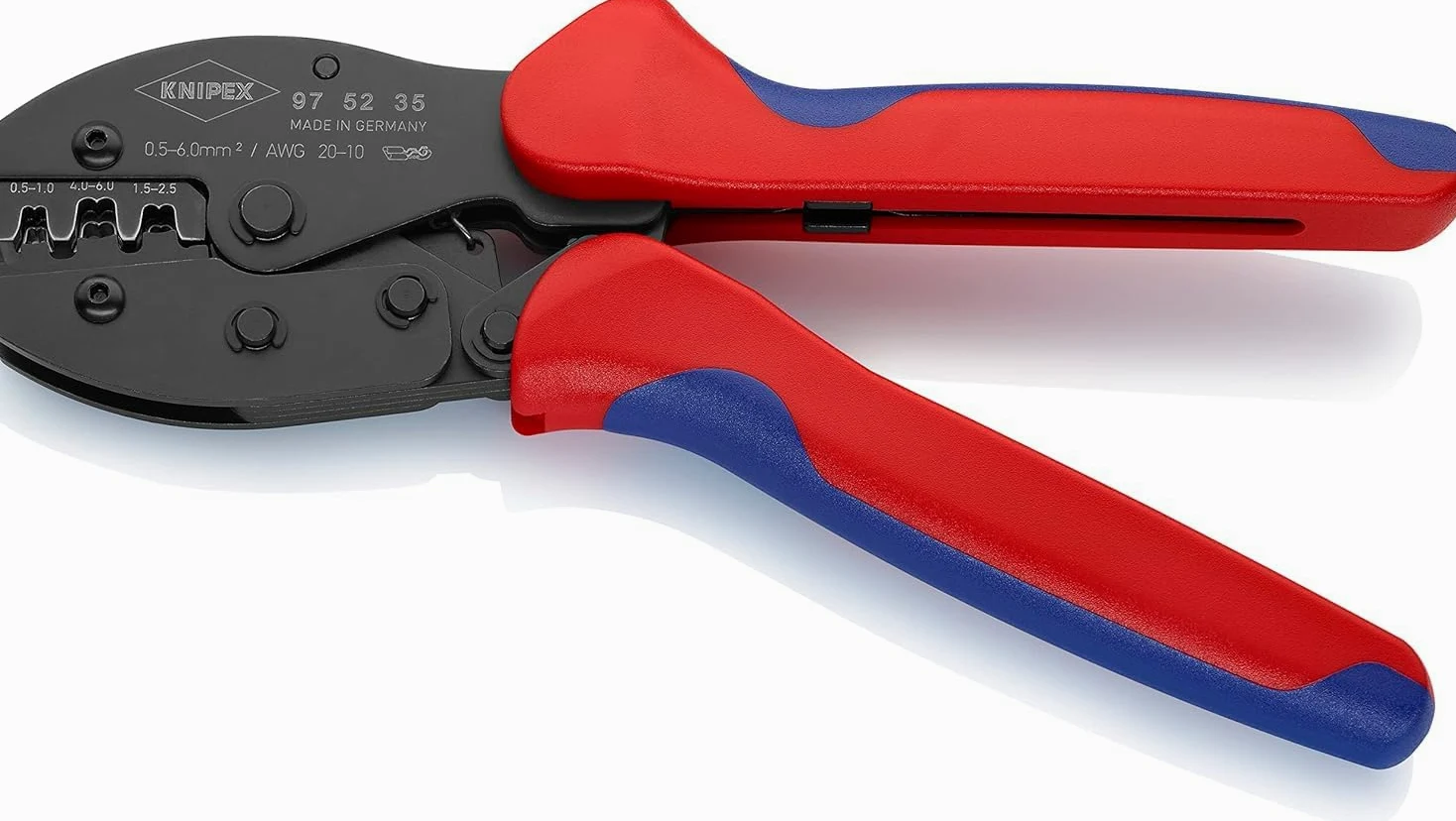 KNIPEX PreciForce Szczypce do zagniatania z osłonkami wielokomponentowymi 220 mm, 97 52 35