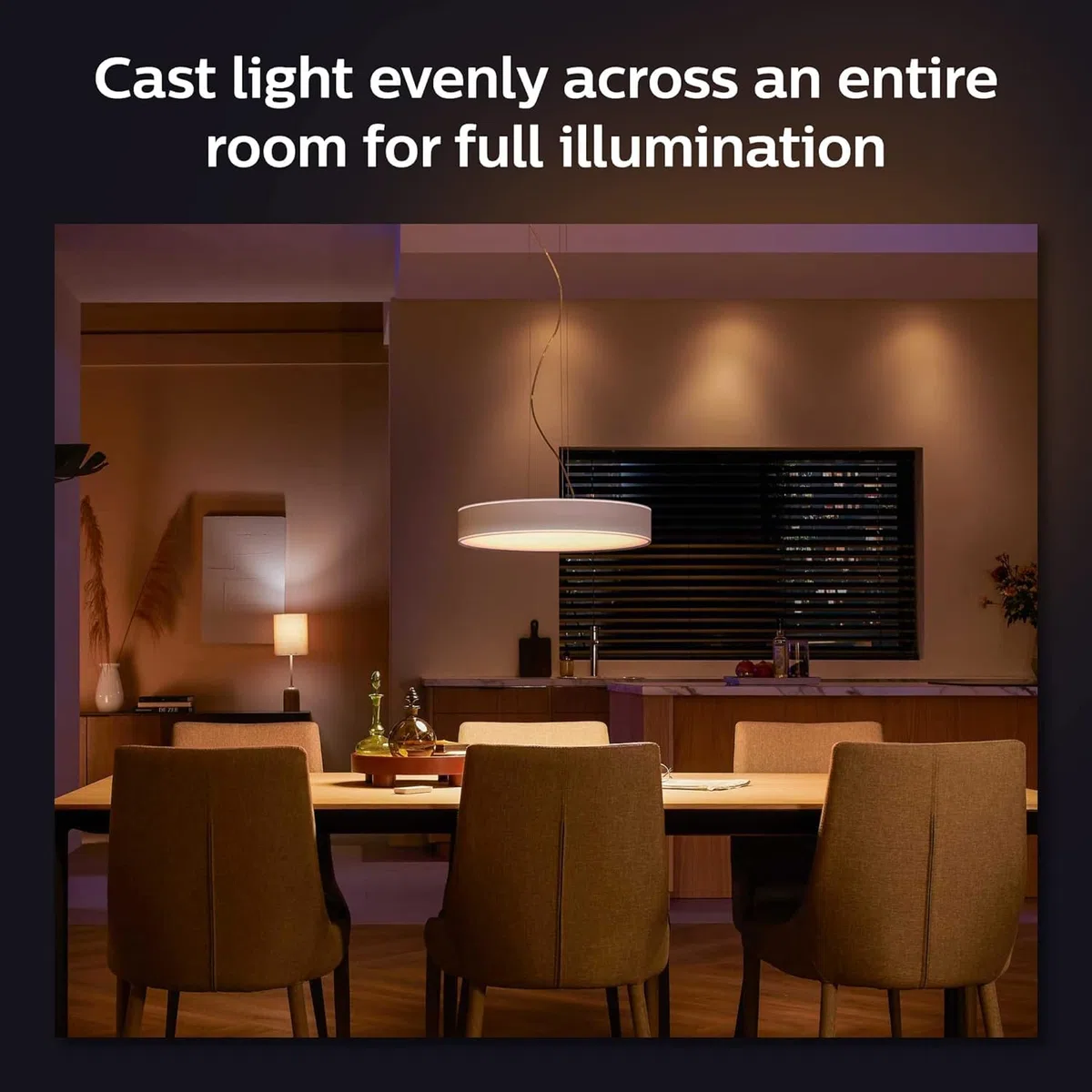 Philips Hue White ambiance Lampa wisząca Enrave 1x35W (biała), wiele odcieni bieli, możliwość przyciemniania, inteligentne oświetlenie