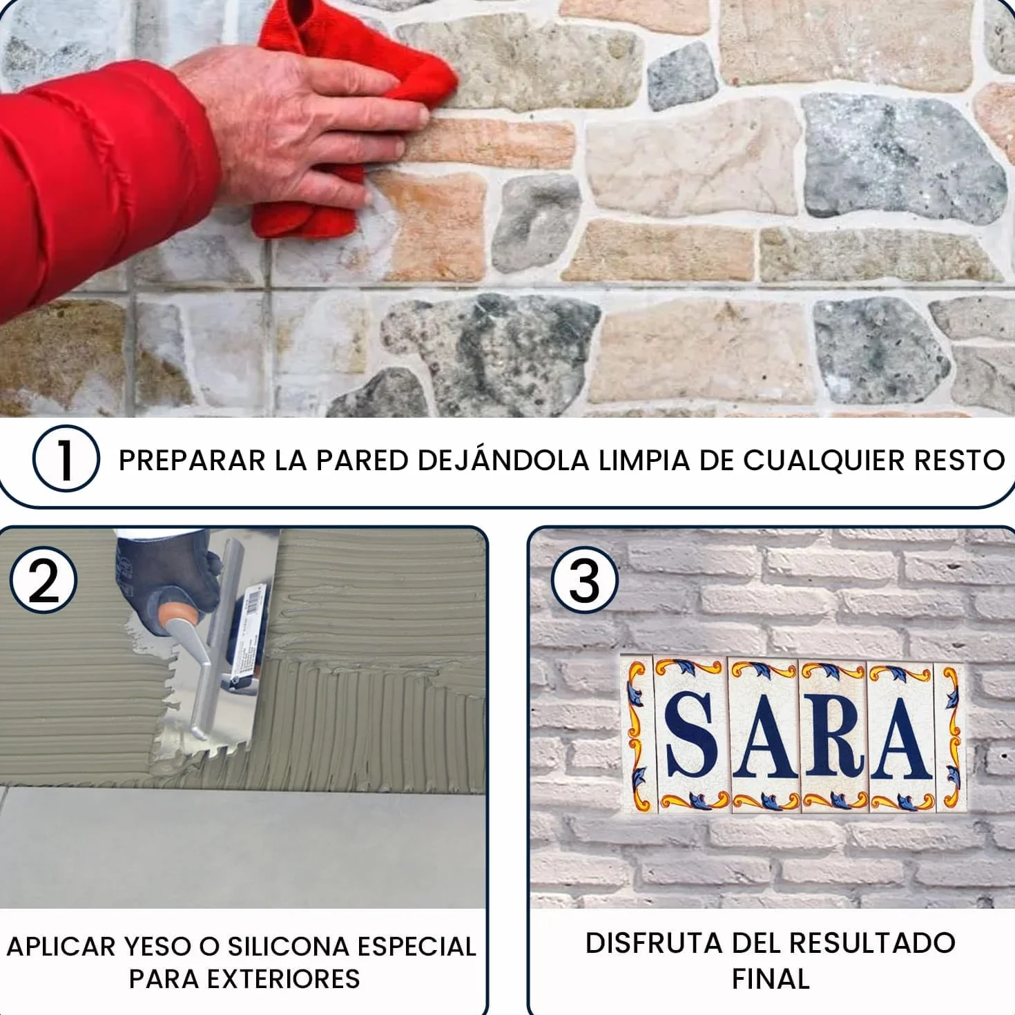 Numer Domu. Tabliczki z Cyframi i Numerami Na Płytce Ceramicznej. Tabliczki z Imionami, Adresami i Drogowskazami. (Krawędź Napięcie)