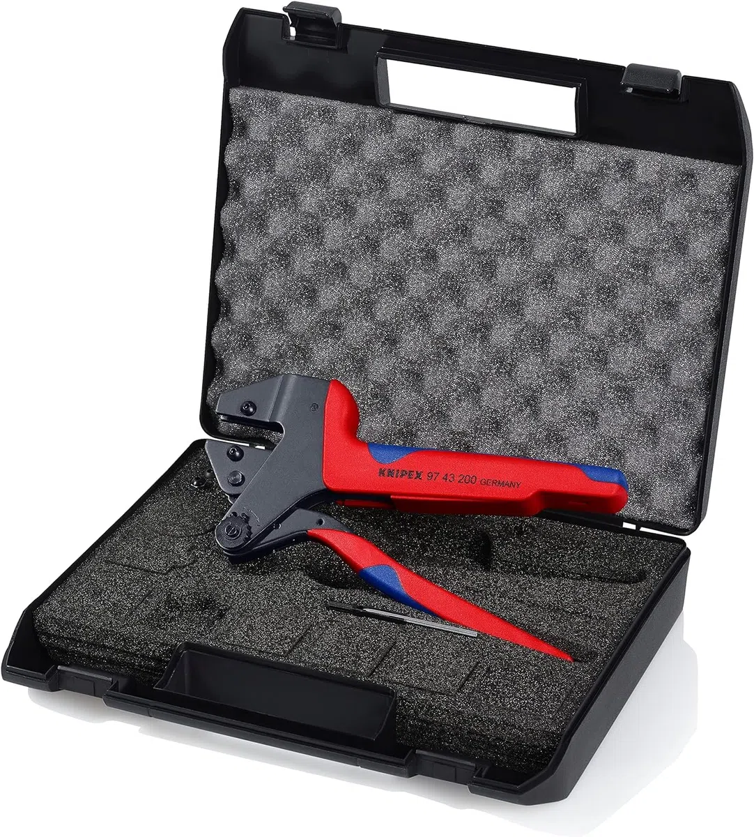 KNIPEX Szczypce do zagniatania typu Crimp System do wymiennych matryc zagniatających z osłonkami wielokomponentowymi 200 mm, 97 43 200
