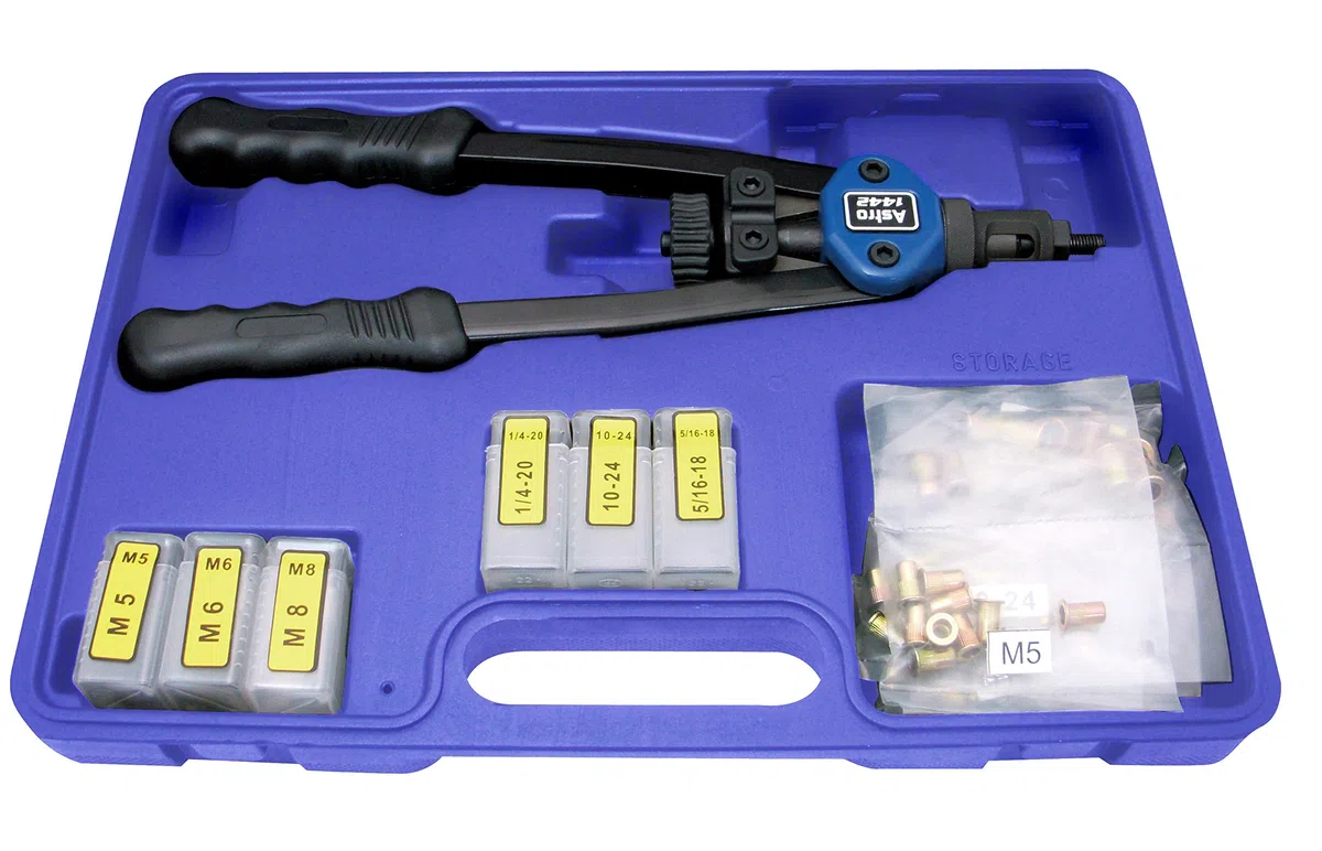 Astro Pneumatic Tool 33 cm metryczne SAE W zestaw nakrętek nitowych 60 szt. 1442