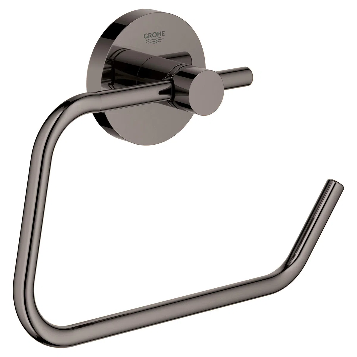 GROHE 40689A01 Essentials naścienny uchwyt na papier toaletowy, ciemny grafit (Hard Graphite)