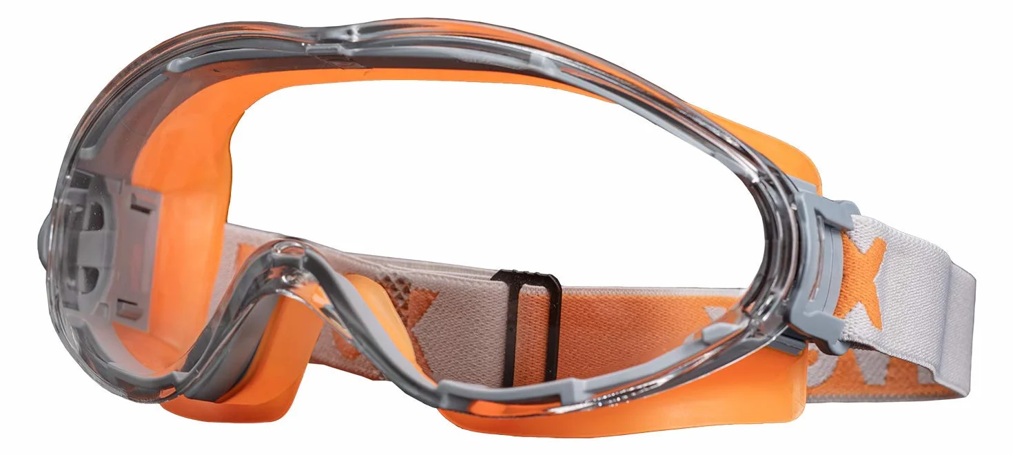 uvex Ultrasonic Supravision Excellence Okulary ochronne - przezroczyste/szaro-pomarańczowe