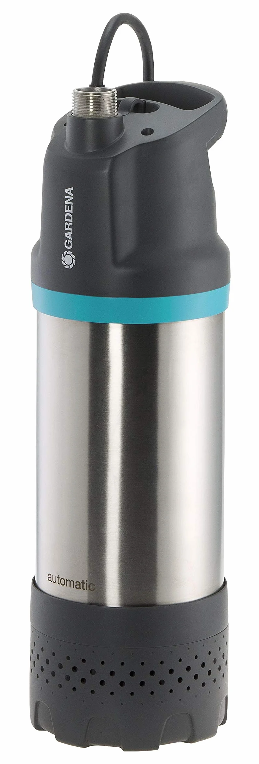 Gardena pompa zanurzeniowo-ciśnieniowa 5900/4 inox automatic: wydajność 5900 l/h, (1771-20) & Gardena zestaw przyłączeniowy do pompy Profi-System (1752-20)