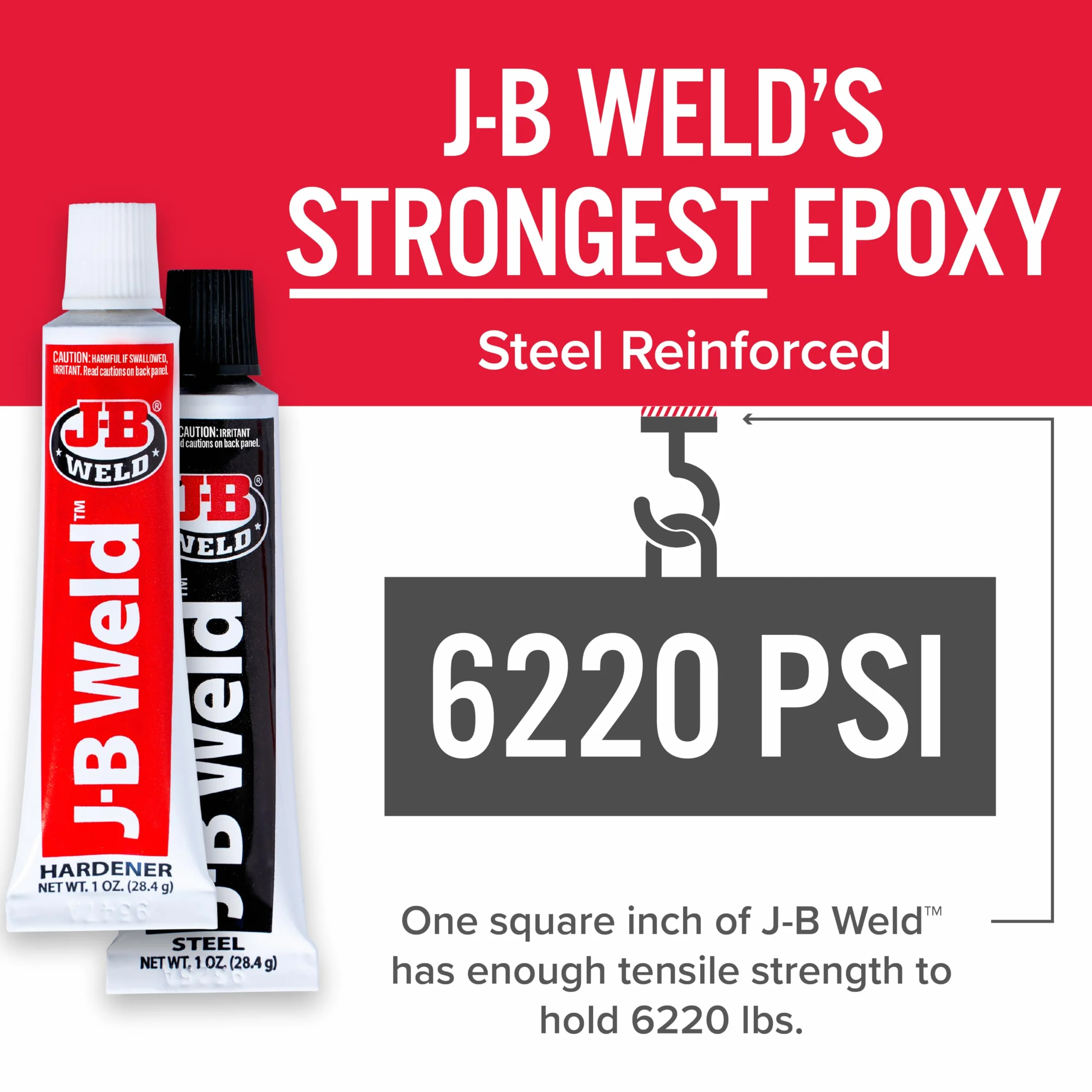 J-B Weld 8265S stal spawalnicza wzmocniona epoksydowa z utwardzaczem, 60 ml firmy J-B Weld