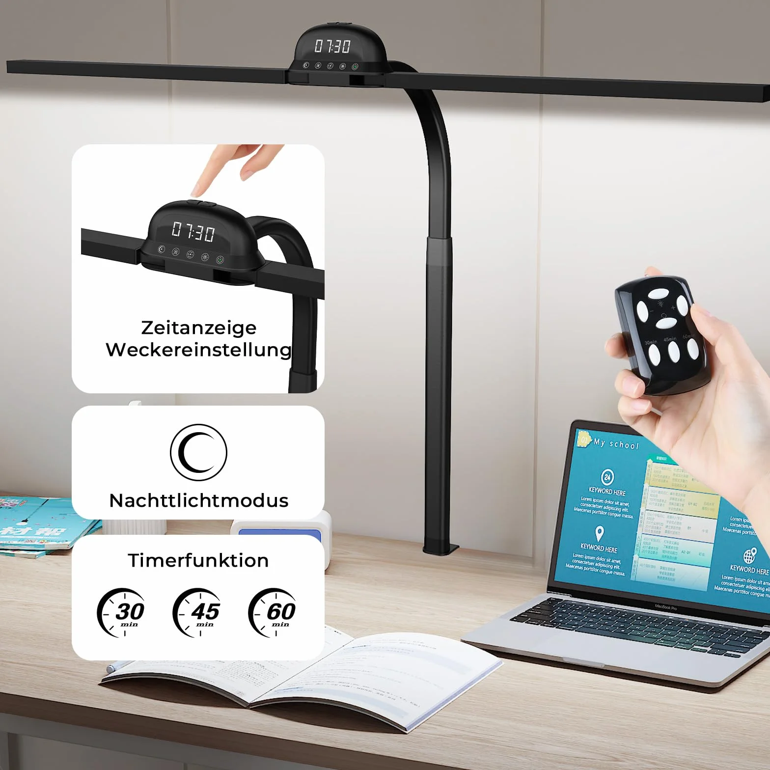 Lampa biurkowa LED