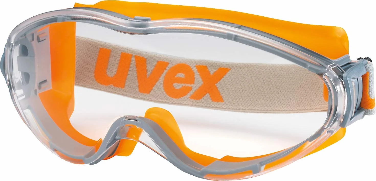 uvex Ultrasonic Supravision Excellence Okulary ochronne - przezroczyste/szaro-pomarańczowe