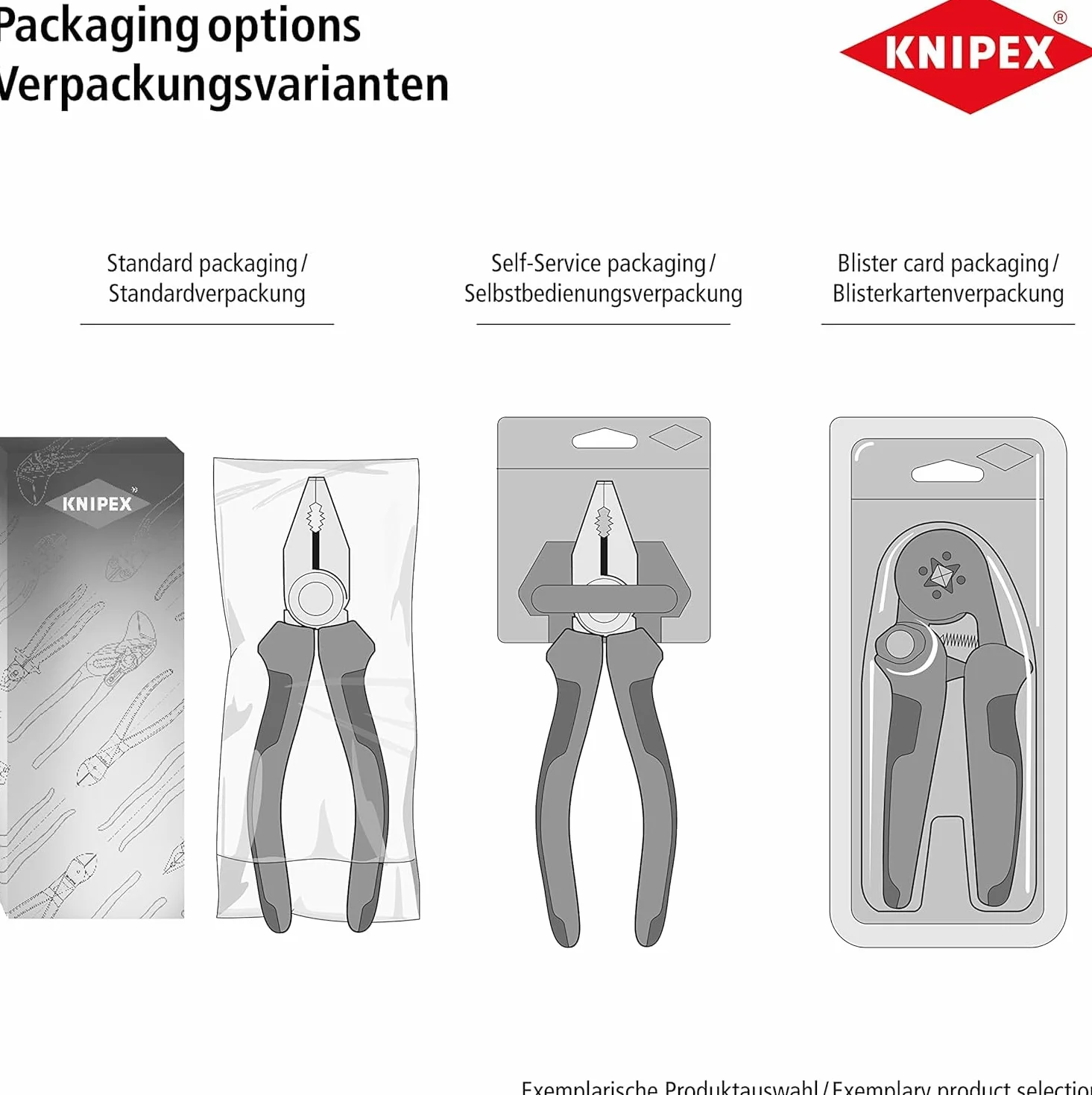 KNIPEX Szczypce do pierścieni osadczych sprężynujących do montażu pierścieni zewnętrznych na wałach wygięte pod kątem 45° fosforanowane, 46 31 A22