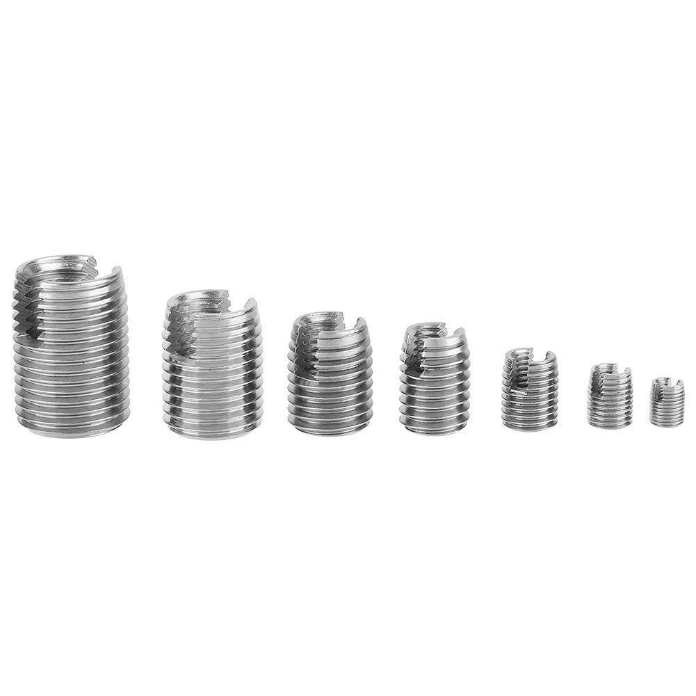 50 pcs Gewindeeinsätze 302 Edelstahl Innengewinde Selbstschneidende Gewindeeinsatz Set Gewinde Verstärken Repair Tool