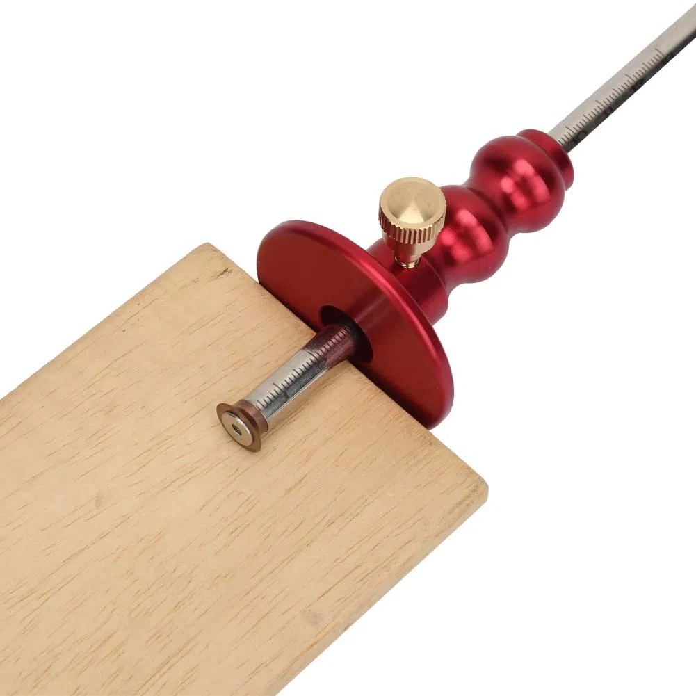Wood Scribe Mortise Gauge, Markeermes Tool Woodworking Wheel Marking Red