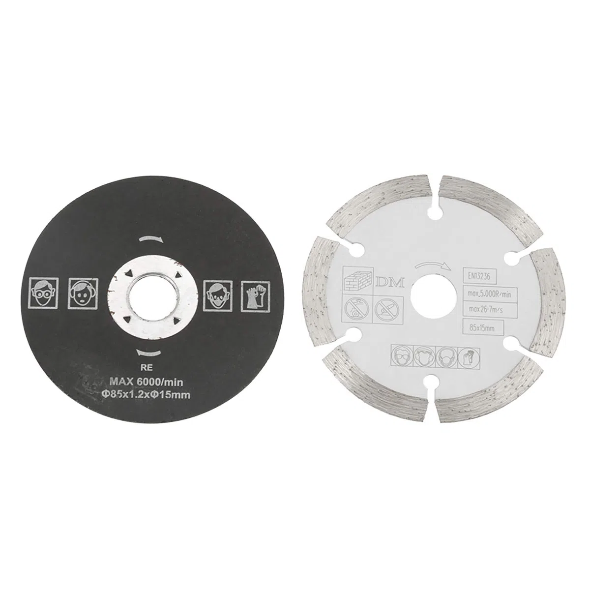 5 Sztuk 85mm średnica Wewnętrzna 15mm Mini Piła Tarczowa z Węglików Spiekanych do Narzędzia Tnącego Ręczna Piła Tarczowa Brzeszczot 65mm B Brzeszczot z Węglików