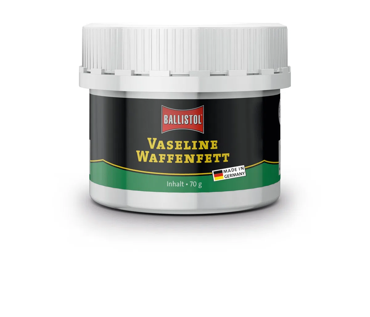BALLISTOL 23699 Vaseline smar do broni 70 g – bezżywicowy i bezkwasowy smar do broni do wszystkich części broni, smarowanie mechaniki, biały