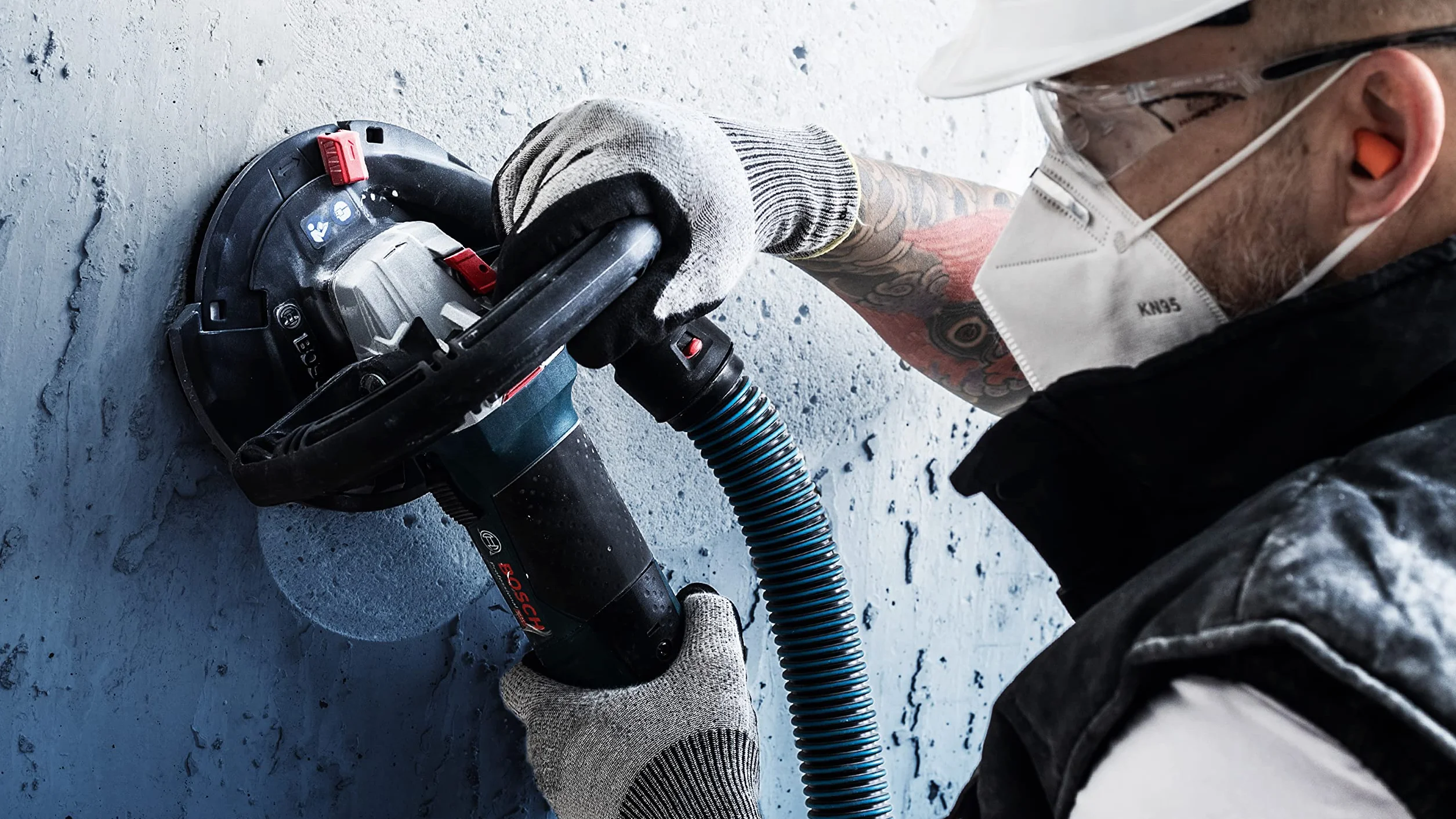 Bosch Accessories 1x Diamentowe głowice szlifierskie Expert Concrete (do betonu, Ø 125 mm, akcesoria do szlifierki do betonu)