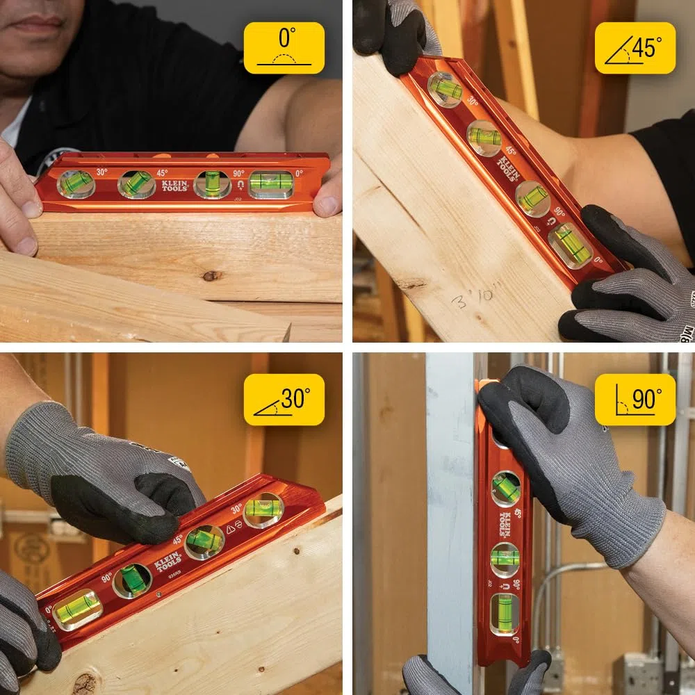 Klein Tools 935RB Torpedo, pomarańczowa obudowa o wysokiej widoczności jest łatwa do zobaczenia na przewodzeniu i w miejscu pracy