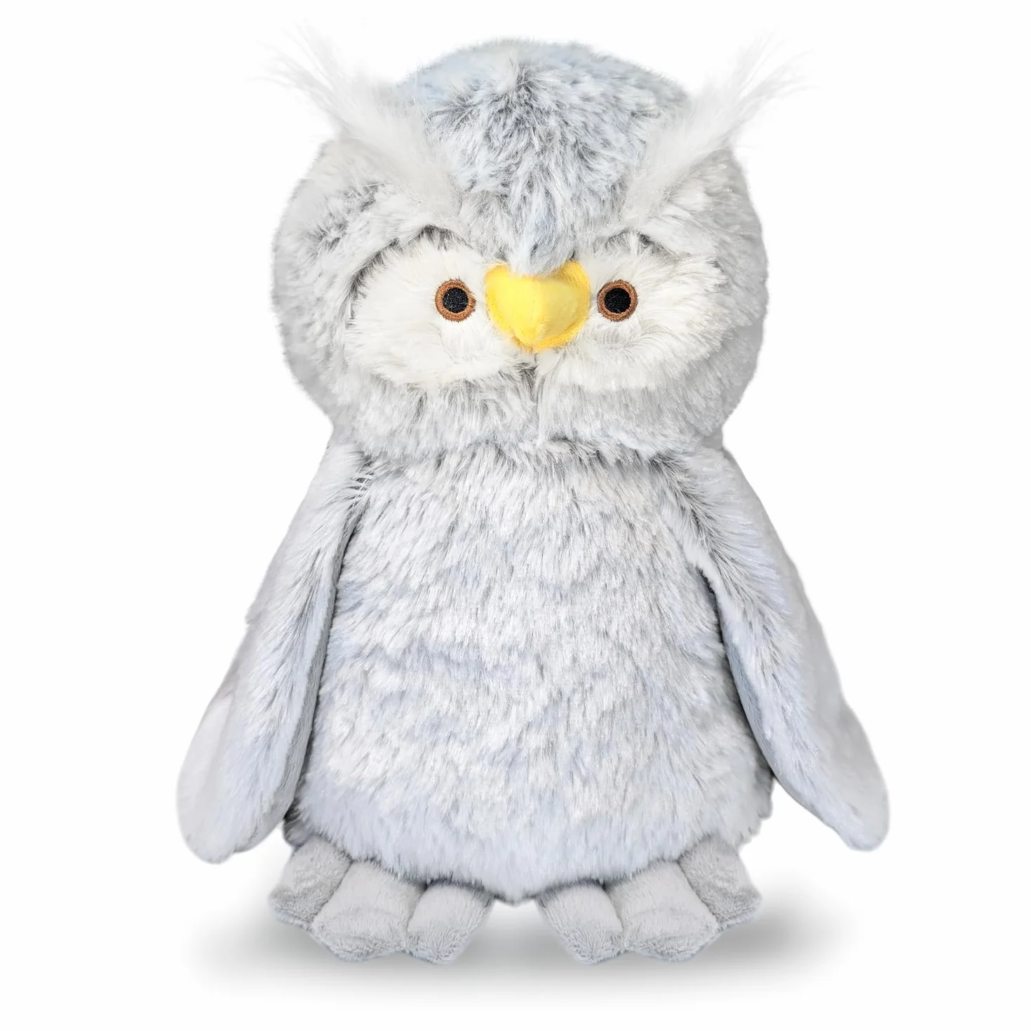COM-FOUR® odbojnik do drzwi - ciezki uchwyt do drzwi w uroczym ksztalcie sowy - odbojnik do okien idealny do przeciagów - funkcjonalne akcesorium do domu - klocek hamulcowy 1,4 kg (Uhu)
