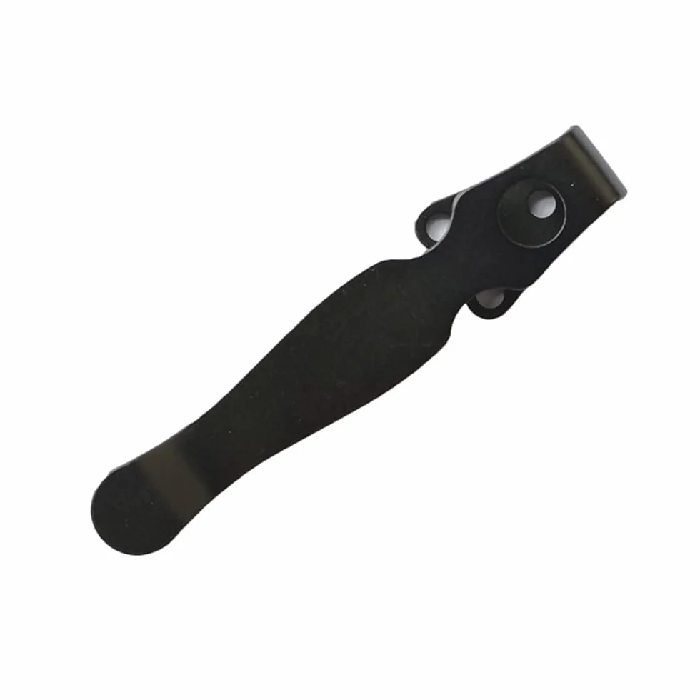 Deep Carry DIY kieszonkowy klips ze stopu tytanu praktyczne akcesoria z tyłu talii zaprojektowane dla Spyderco Shaman C229 (czarny)