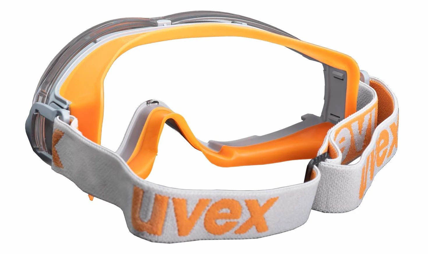uvex Ultrasonic Supravision Excellence Okulary ochronne - przezroczyste/szaro-pomarańczowe