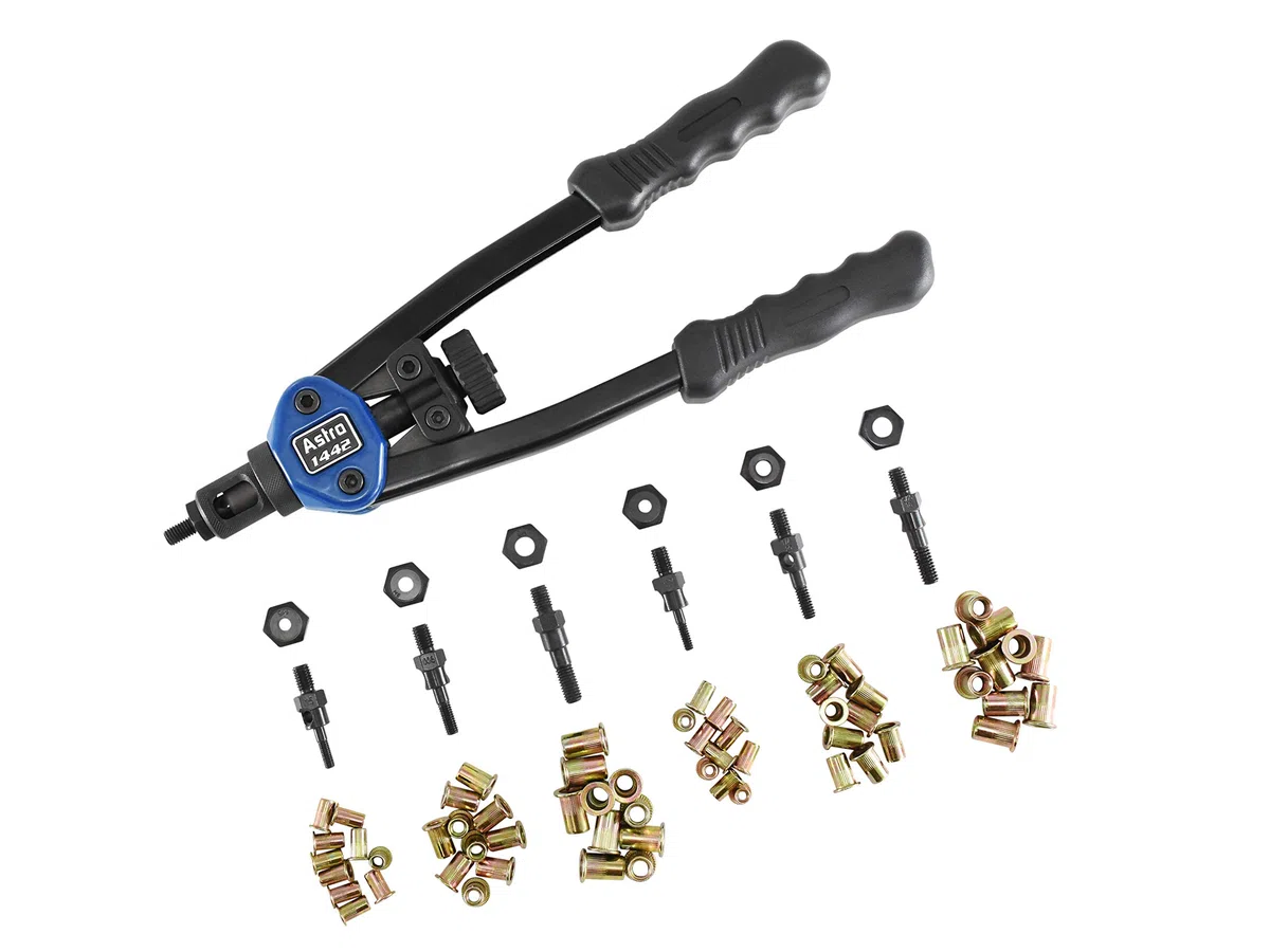 Astro Pneumatic Tool 33 cm metryczne SAE W zestaw nakrętek nitowych 60 szt. 1442