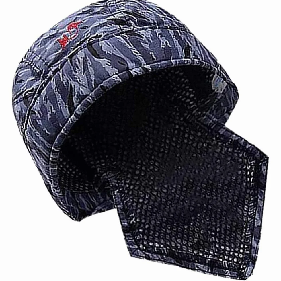 POFET Spawacz spawalniczy czapka ochronna czapka szalik spawacz trudnopalny bawełniany kask, 1 szt. (HGFS)
