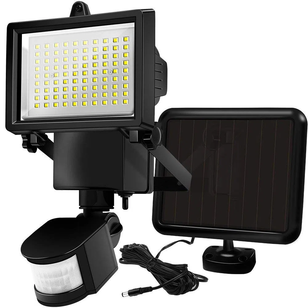 LUMI JARDIN Reflektor solarny z czujnikiem 1000LM COOPER BLACK