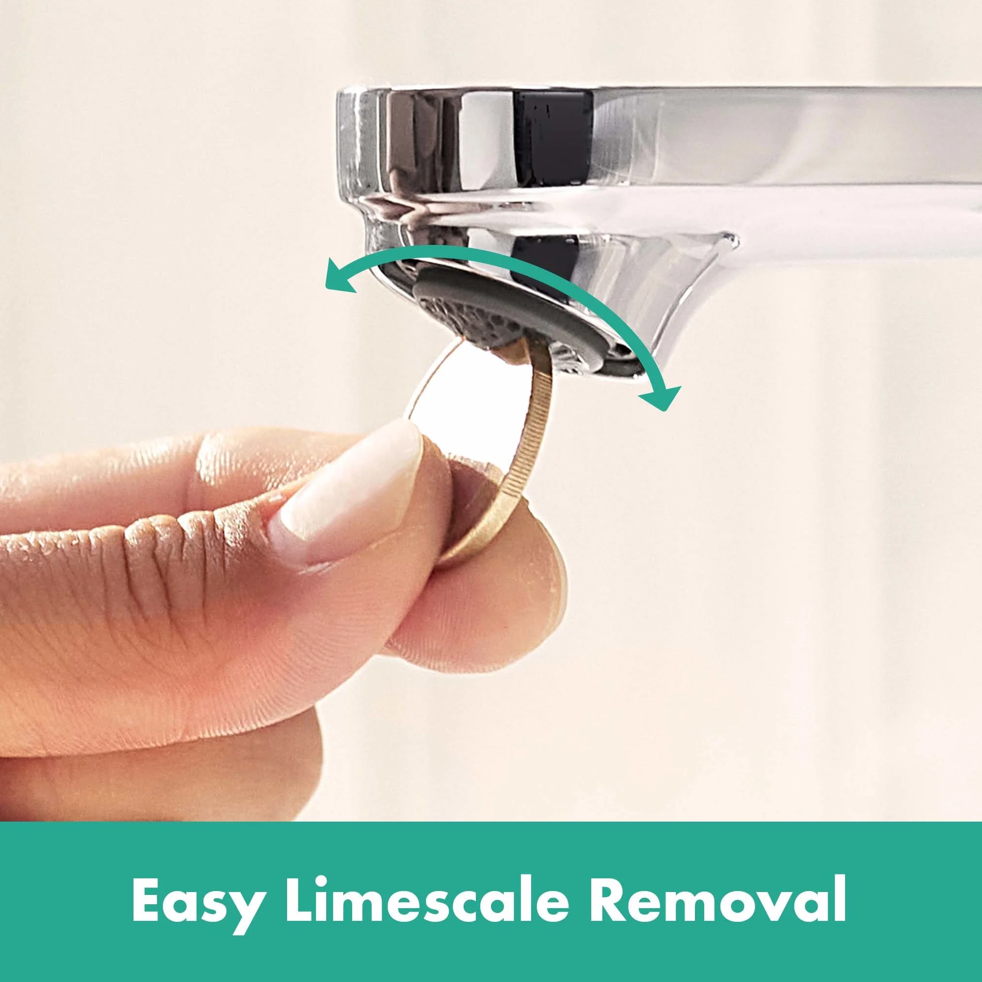hansgrohe Rebris S - jednouchwytowa bateria umywalkowa z zestawem odpływowym klik-klak, kran łazienkowy z wylewką 84 mm, oszczędność wody (EcoSmart+) i energii (CoolStart), chrom, 72586000