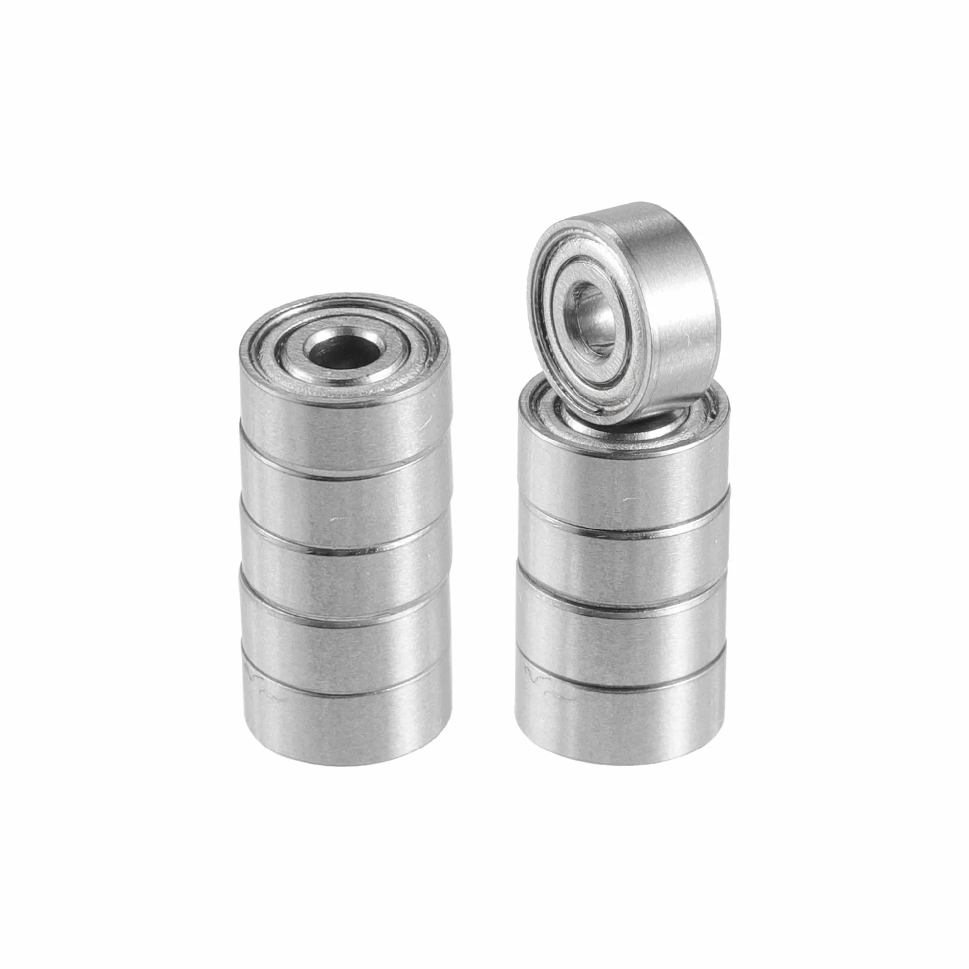 A ABSOPRO 2x6x2.5mm MR62ZZ Głębokie Slot Kulkowe Łożyska Srebrny Ton - 10 sztuk