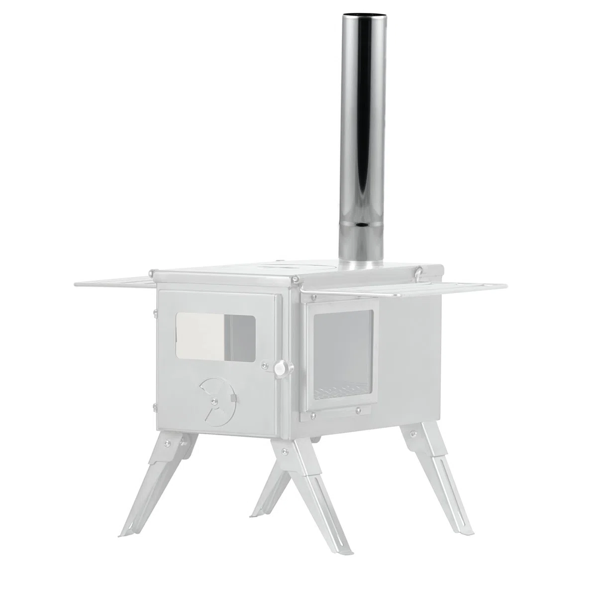 CampFeuer Rura piecowa ze stali nierdzewnej, 1 sztuka, Ø 6 cm, rura kominowa, rura piecowa, długość 32,5 cm, przedłużenie rury kominowej, rury kominowej, rury spalinowej, pieca, komina ze stali